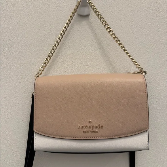 Kate Spade Tan, White and Black Neutral Crossbody Bag - Picture 4 of 16